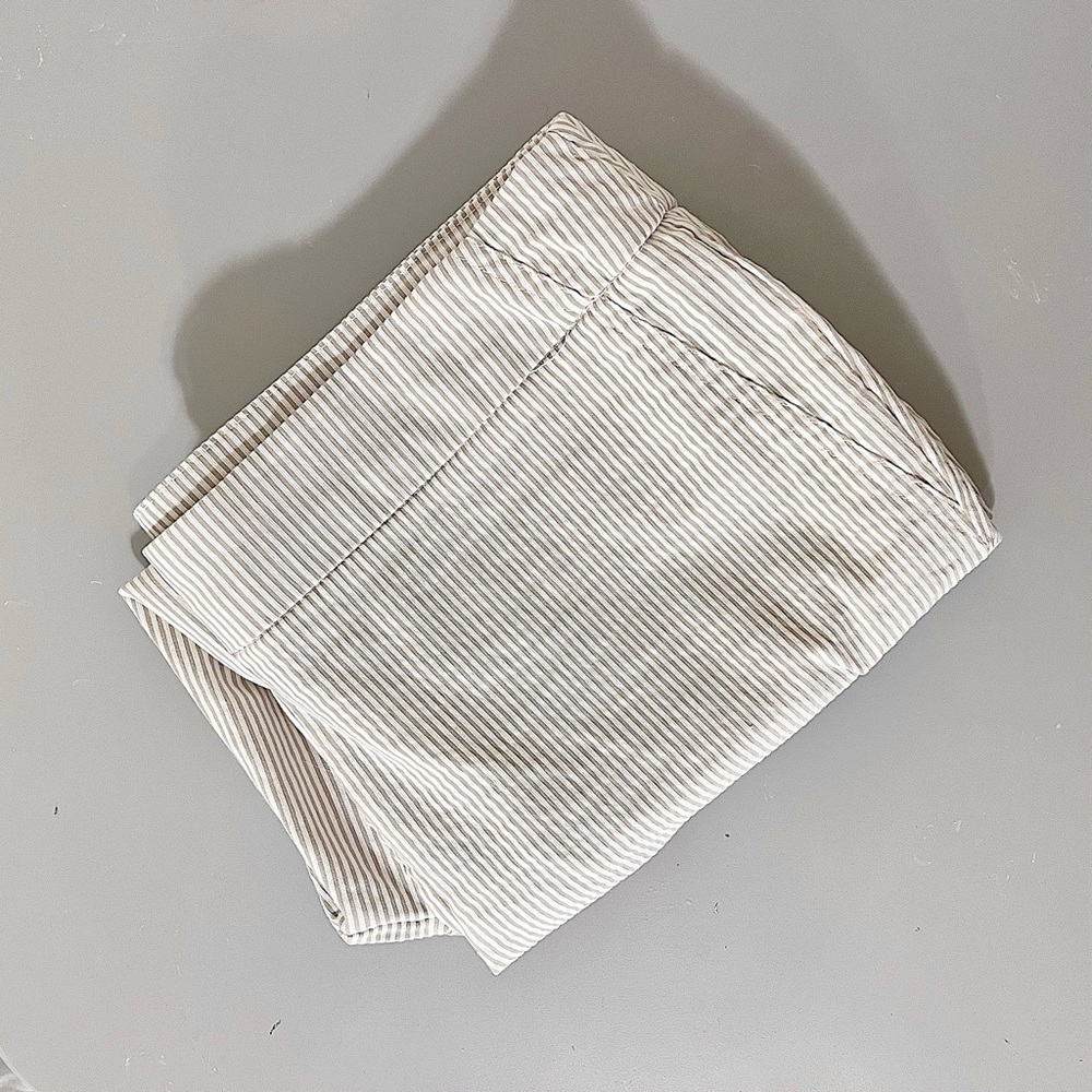 ✧･ﾟtan pinstripe pants